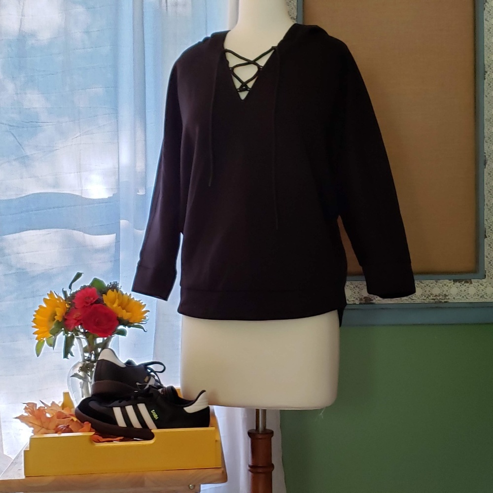 Simple Black Hoodie